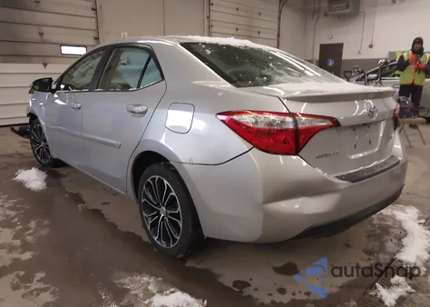 2016 Toyota Corolla S Plus from USA, damaged, VIN 2T1BURHE6GC610227